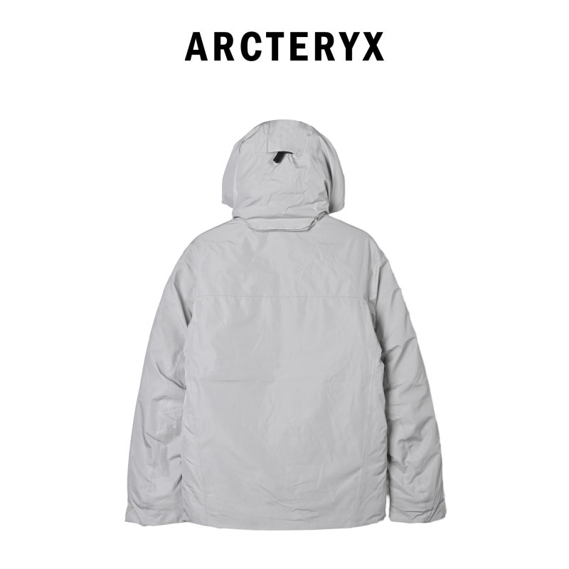 Essentials Oversized Cream Down Puffer Jacket view