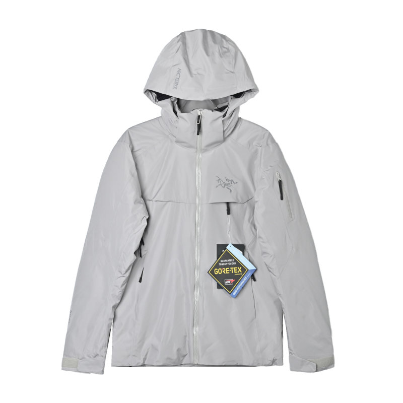 Essentials Oversized Cream Down Puffer Jacket view