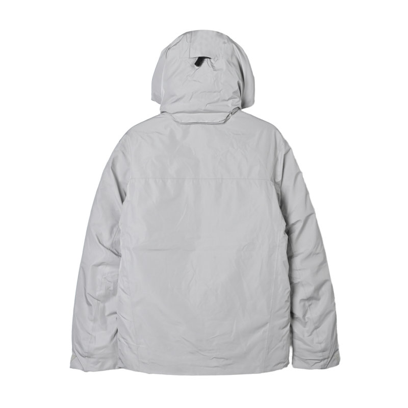 Essentials Oversized Cream Down Puffer Jacket view