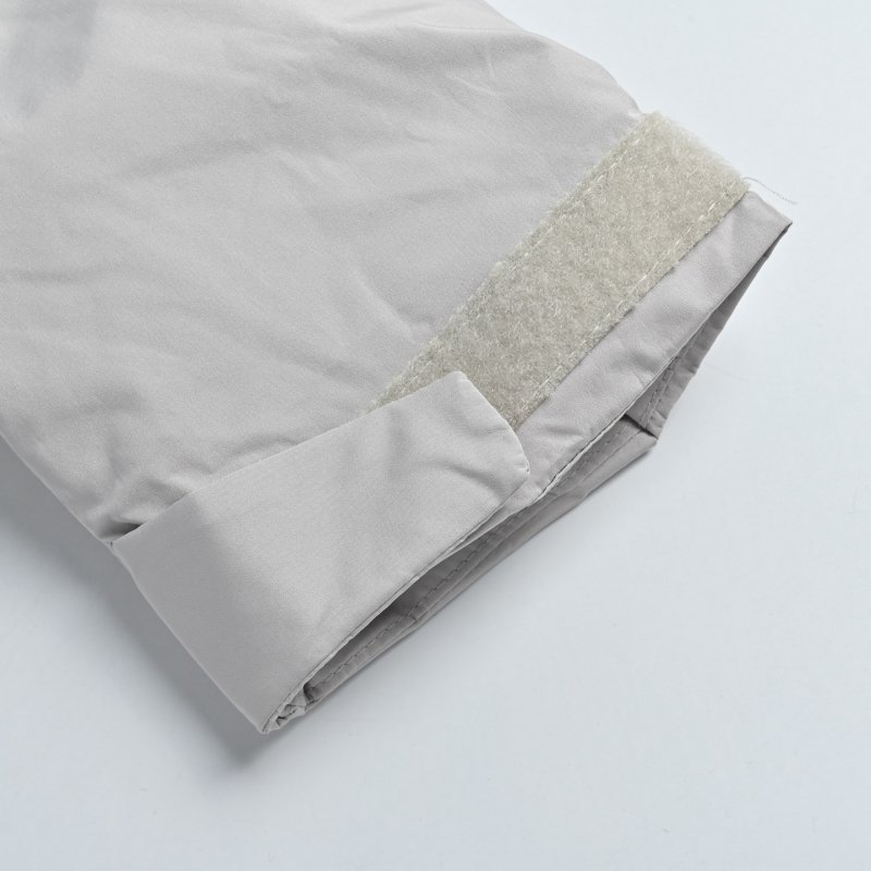Essentials Oversized Cream Down Puffer Jacket view