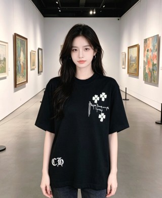 Chrome Hearts Black Cross Graphic T-Shirt view 2