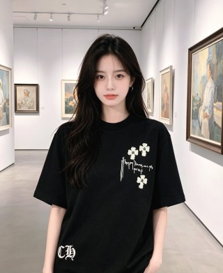 Chrome Hearts Black Cross Graphic T-Shirt view 3