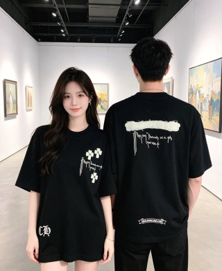 Chrome Hearts Black Cross Graphic T-Shirt view 6