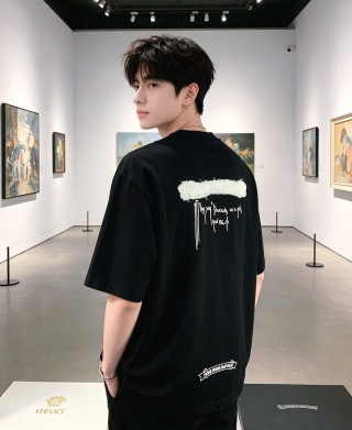 Chrome Hearts Black Cross Graphic T-Shirt view 8