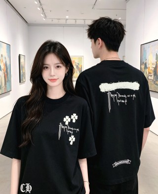 Chrome Hearts Black Cross Graphic T-Shirt view 9