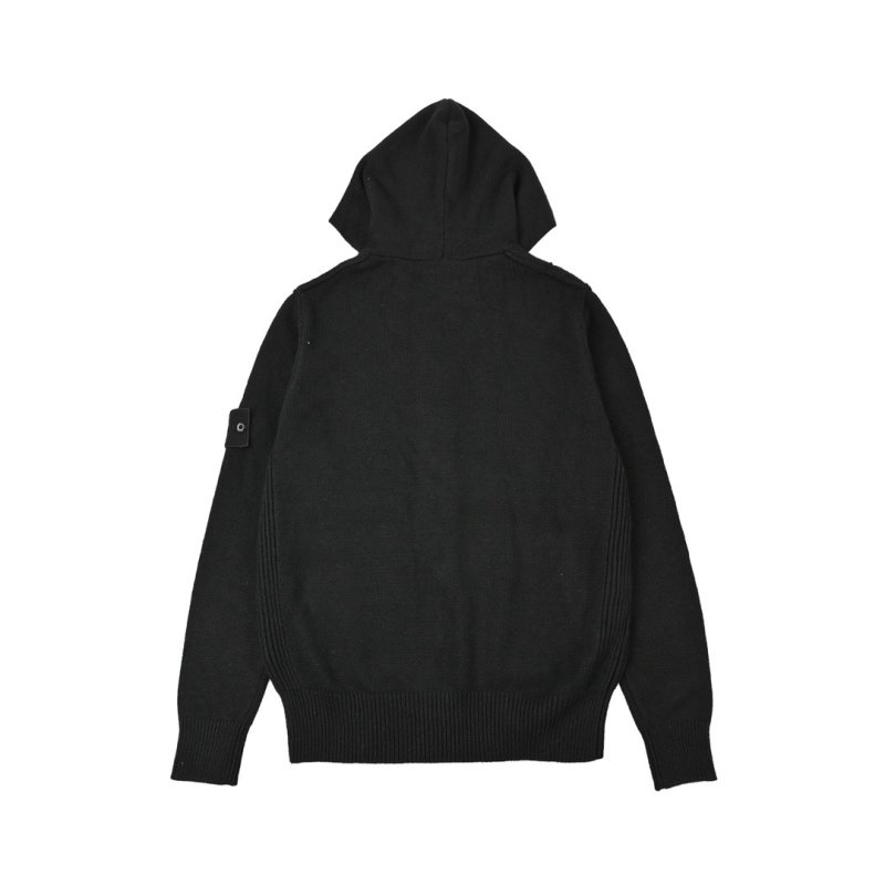 Black Zip-Up Hoodie Sweatshirt view