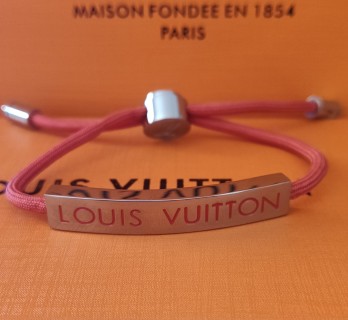 Louis Vuitton Orange Leather Rope Bracelet view 8