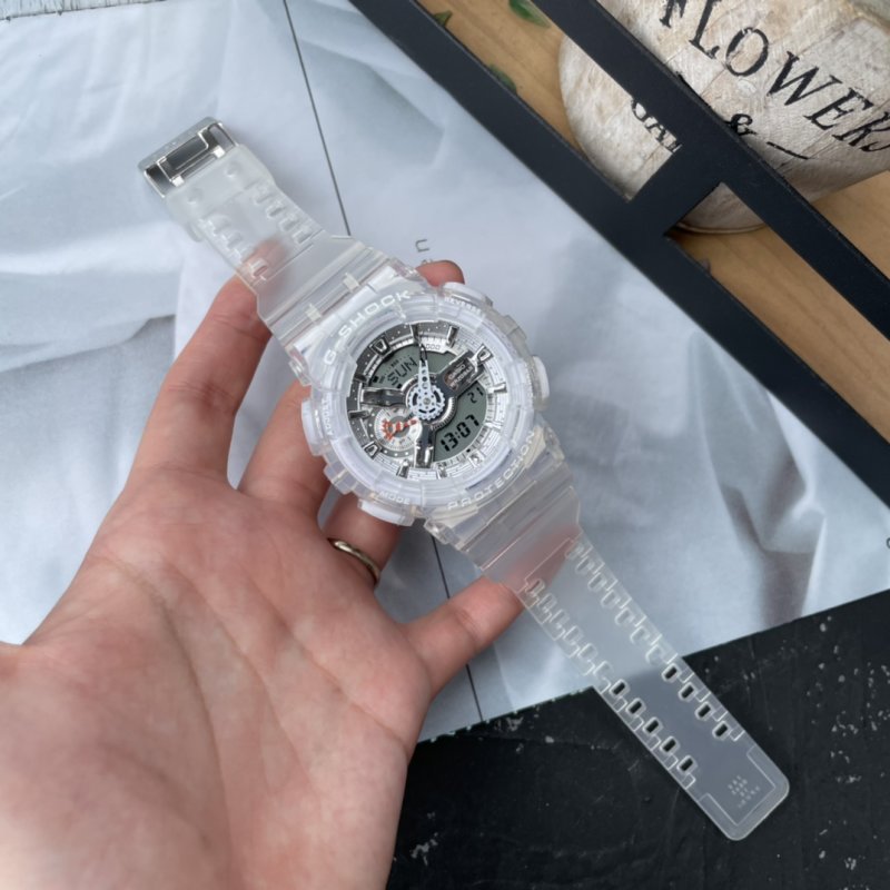 Casio G-Shock 52mm White Digital Watch view