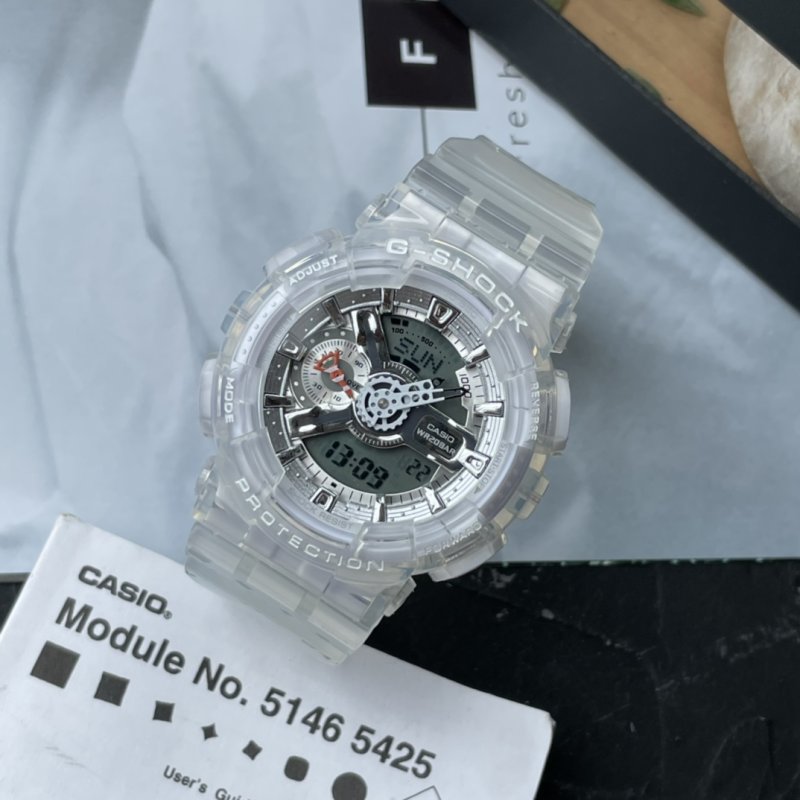 Casio G-Shock 52mm White Digital Watch view