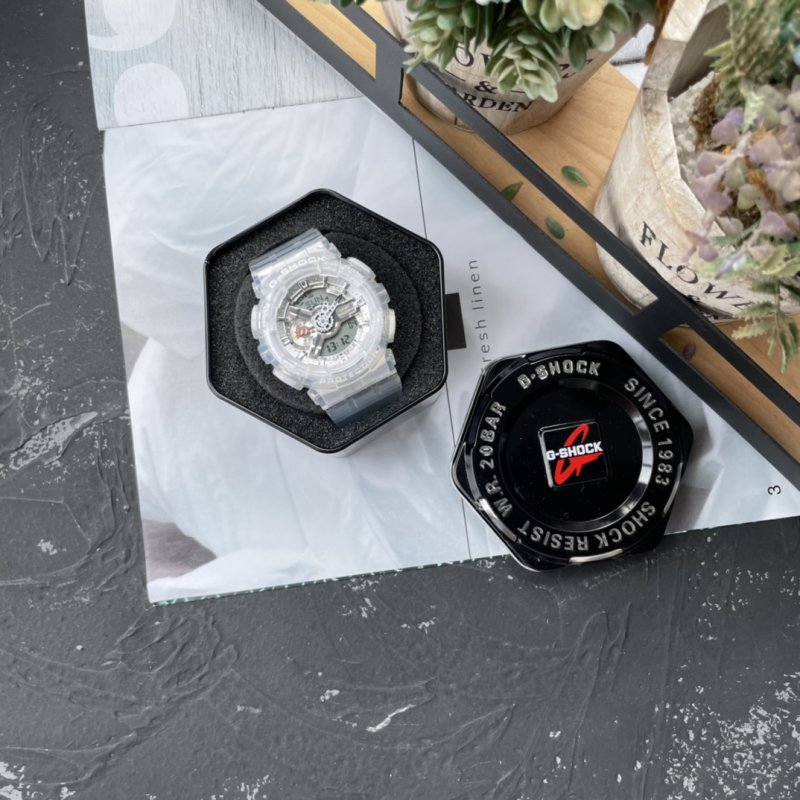 Casio G-Shock 52mm White Digital Watch view