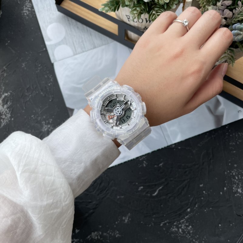 Casio G-Shock 52mm White Digital Watch view