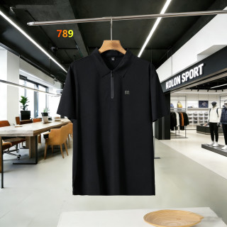 Kolon Sport Half-Zip Short Sleeve Polo - Dark Grey view 4