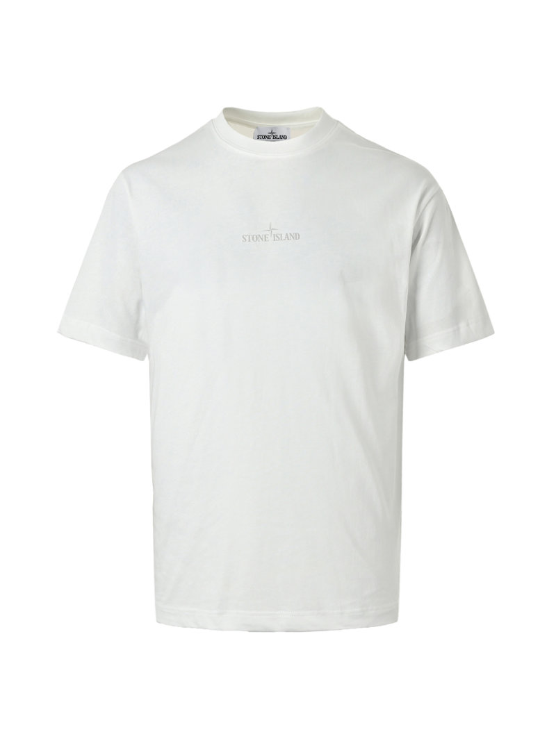 Stone Island Compass Logo White T-Shirt view