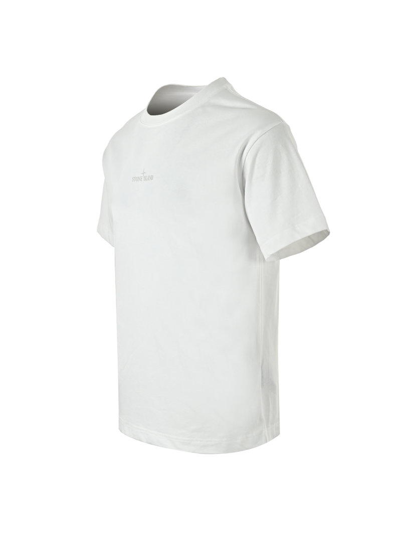Stone Island Compass Logo White T-Shirt view