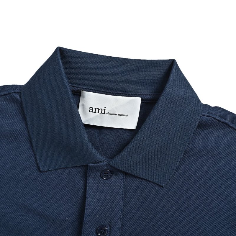Essentials Navy Blue Short-Sleeve Polo Shirt view