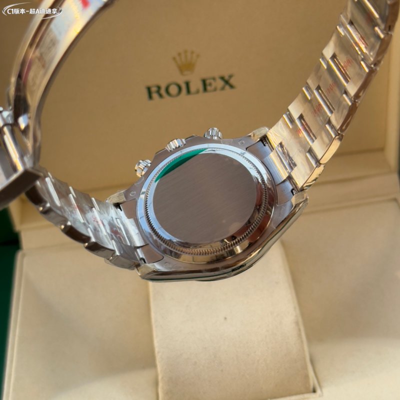 Rolex Daytona Chronograph Steel Diamond Bezel Brown Dial view