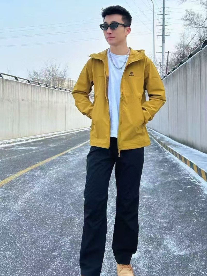 Haglöfs Yellow Windbreaker Jacket view