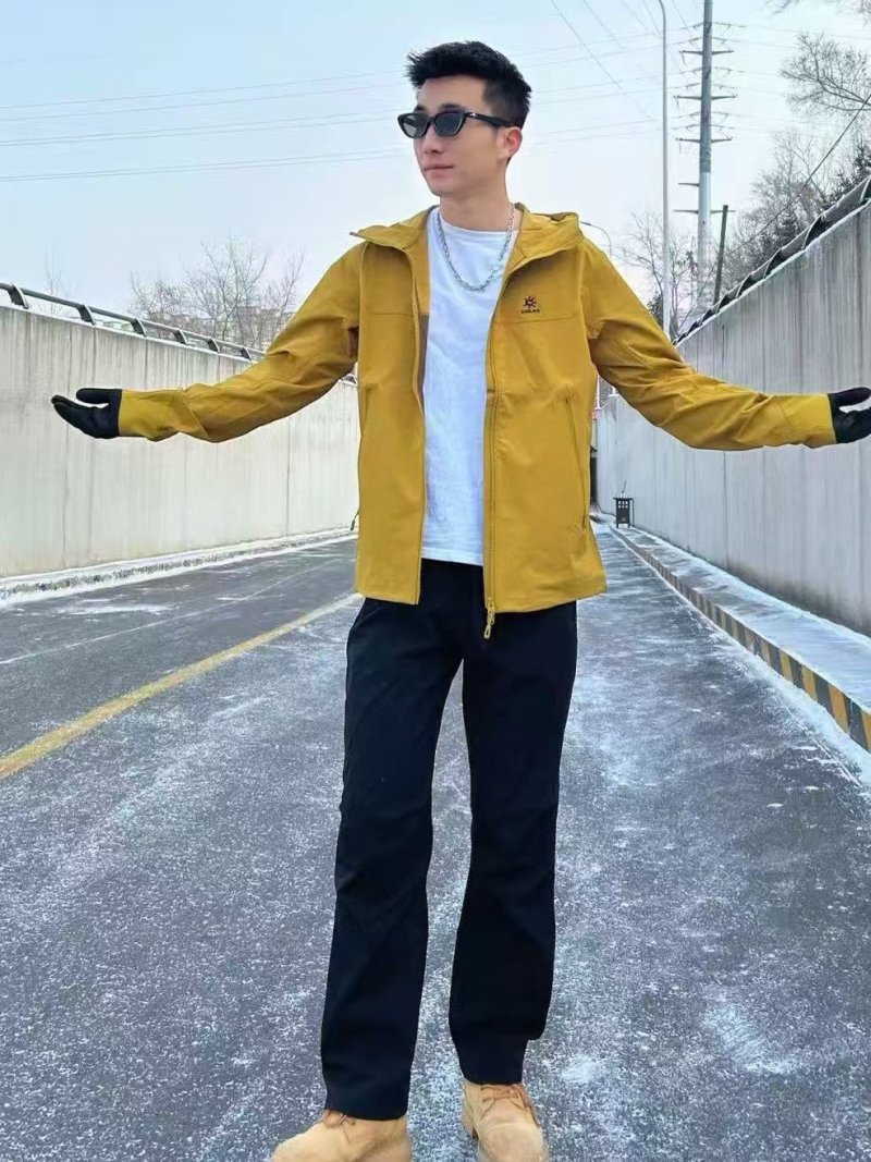 Haglöfs Yellow Windbreaker Jacket view