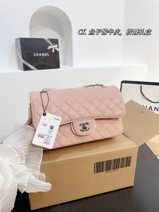 Chanel Caviar Quilted Flap Bag Red view 3