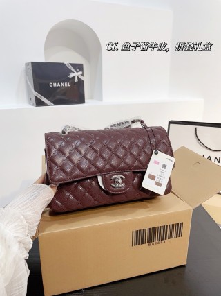 Chanel Caviar Quilted Flap Bag Red view 8