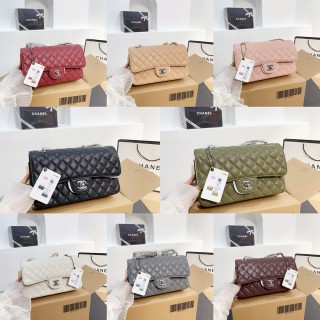 Chanel Caviar Quilted Flap Bag Red view 9