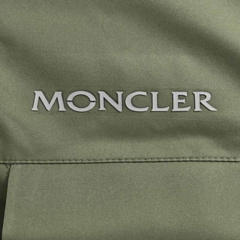Sage Green Quilted Down Jacket with Hood view