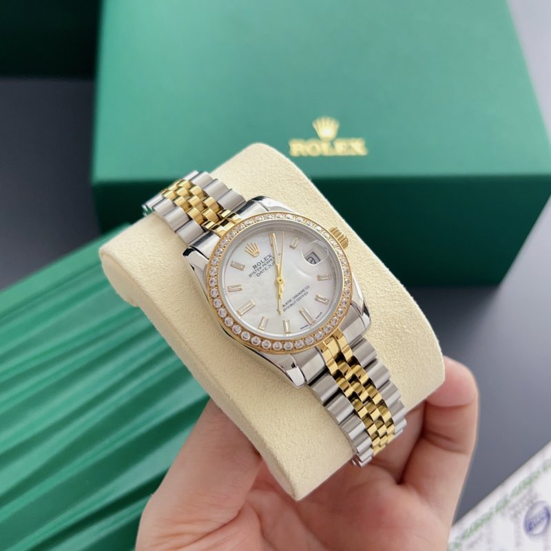 Rolex Datejust 31mm Diamond Bezel Two-Tone Watch view