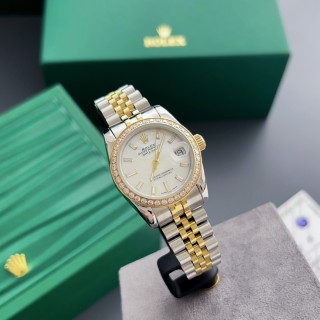 Rolex Datejust 31mm Diamond Bezel Two-Tone Watch view 4