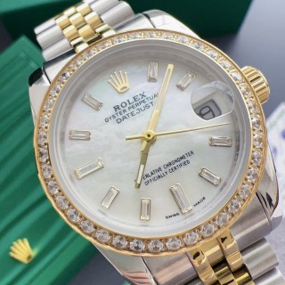Rolex Datejust 31mm Diamond Bezel Two-Tone Watch view 5