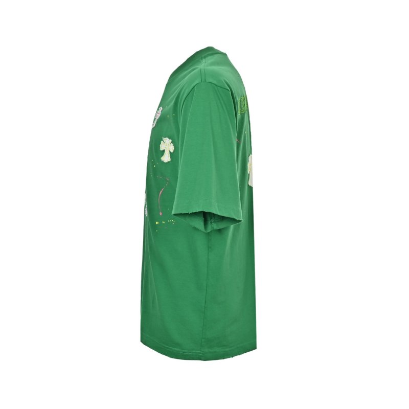 Chrome Hearts Green Cross Print Short Sleeve T-Shirt view