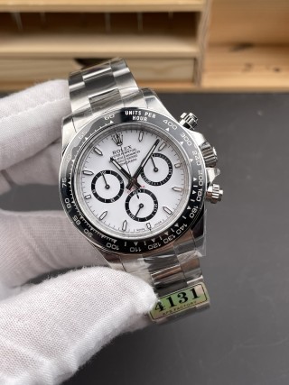 Rolex Daytona Panda White Dial 40mm Chronograph view 2