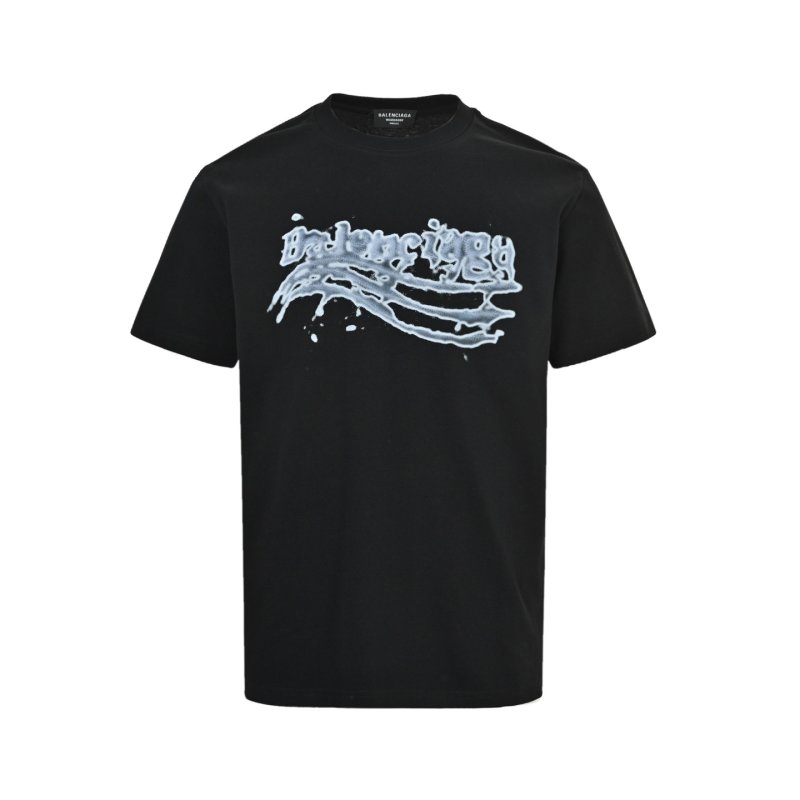 Black Graphic Print Short Sleeve T-Shirt view