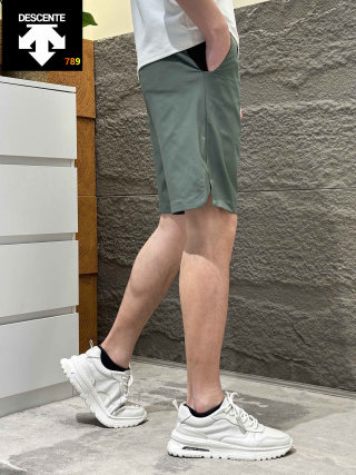 Descente Sage Green Technical Running Shorts view 11
