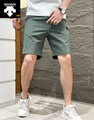 Descente Sage Green Technical Running Shorts view 3