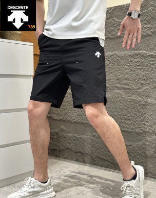 Descente Sage Green Technical Running Shorts view 5