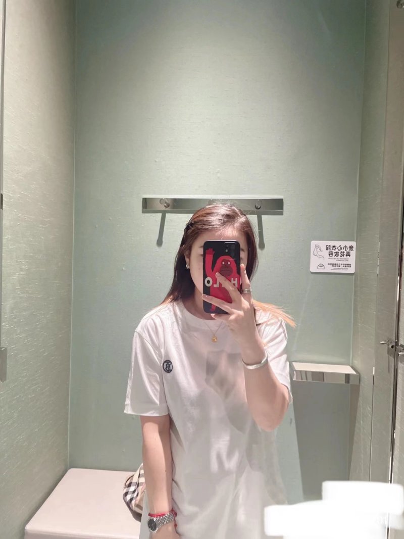 White Classic Short Sleeve T-Shirt with Minimal Chest Logo