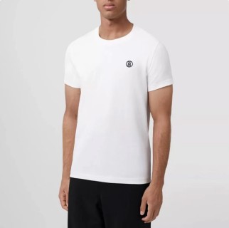 White Classic Short Sleeve T-Shirt with Minimal Chest Logo view 5