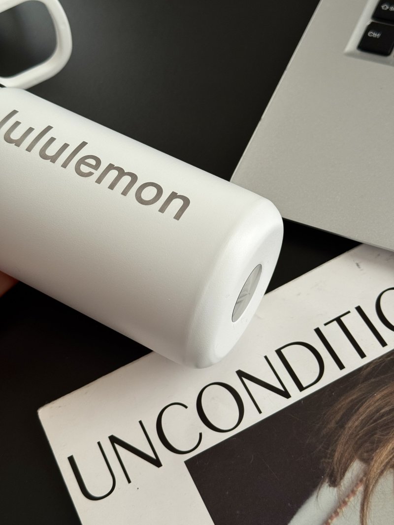 lululemon Back to Life Sport Water Bottle 24oz White view