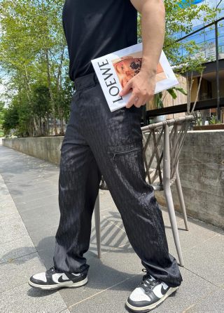 Black Denim Jeans - Relaxed Fit view 4