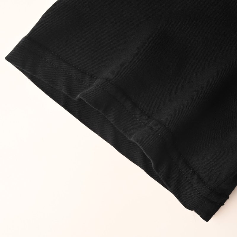 Moncler Logo Embroidered Black T-Shirt view