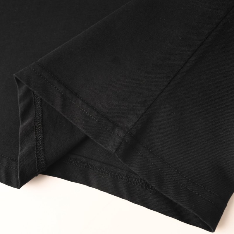 Moncler Logo Embroidered Black T-Shirt view
