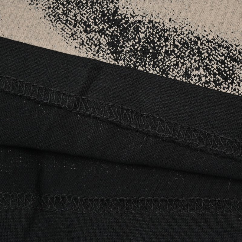 Black Graphic Portrait Short Sleeve T-Shirt view
