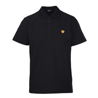 Versace Medusa Logo Navy Polo Shirt view 9