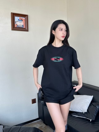 Gucci GG Logo Black Short Sleeve T-Shirt view 4