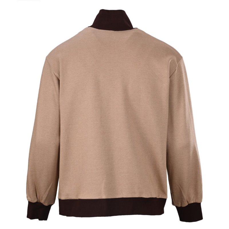 Miu Miu Colorblock Track Jacket Beige Black view