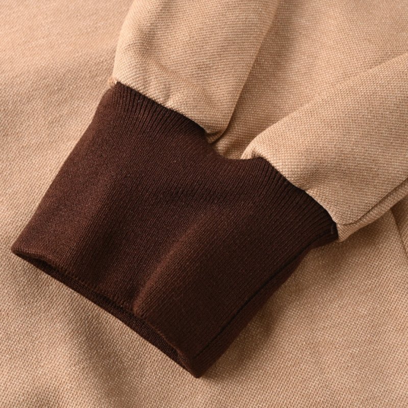 Miu Miu Colorblock Track Jacket Beige Black view