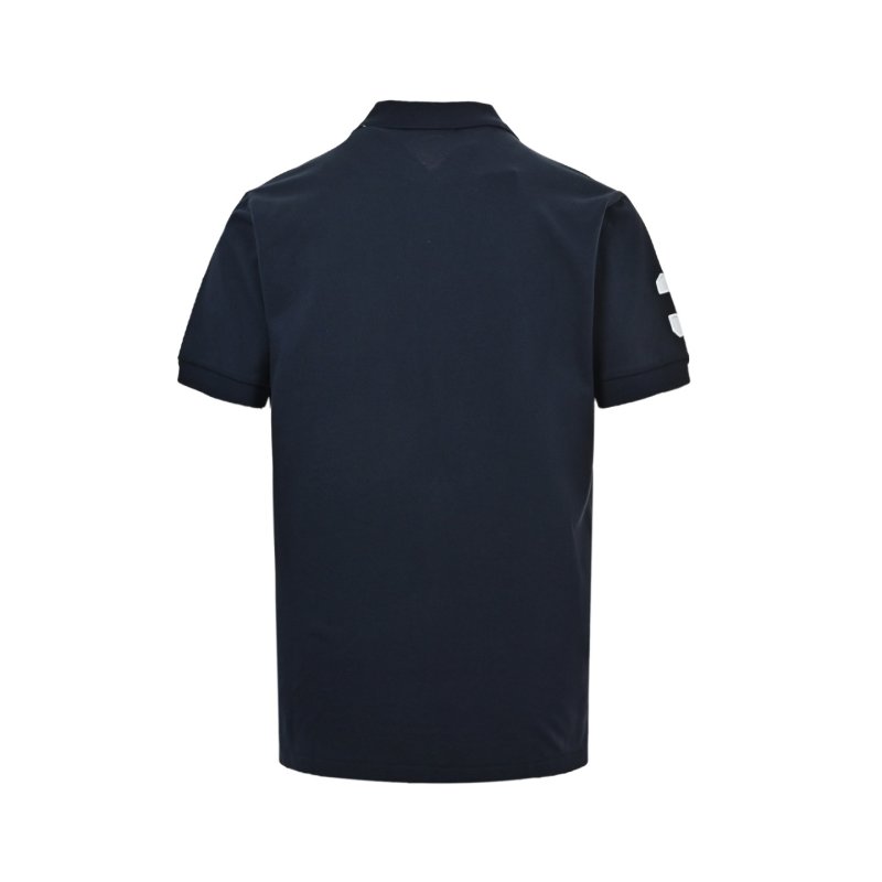 Polo Ralph Lauren Navy Polo Shirt with Number 3 Logo view