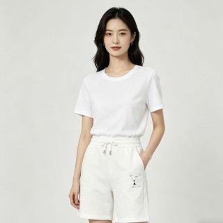 Louis Vuitton White Logo Shorts
