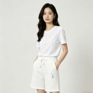 Louis Vuitton White Logo Shorts view 2