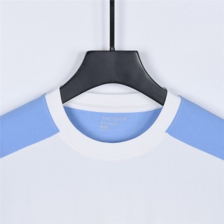 Arc'teryx White Blue Colorblock Short Sleeve T-Shirt view 3